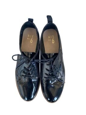 Mix No. 6 Men’s Black Patent Derby Oxfords
